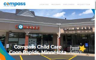 Compass Child Care of Coon Rapids website