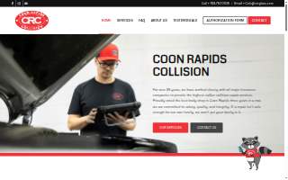 Coon Rapids Collision website