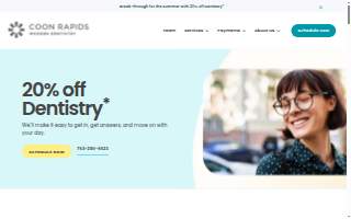 Coon Rapids Modern Dentistry website