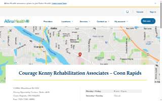 Courage Kenny Spine Center - Coon Rapids website