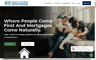 Equity Source Mortgage of Coon Rapids website