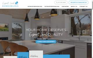 Expert Level Remodeling website
