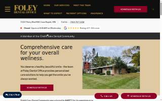 Foley Dental Office website