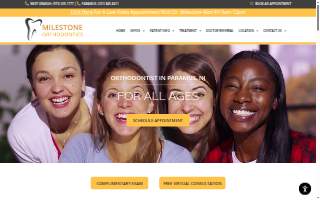 Milestone Orthodontics of Coon Rapids website