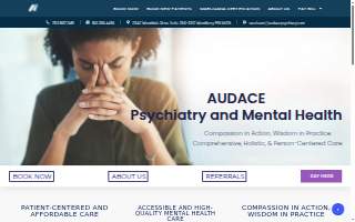 Audace Psychiatry and Mental Health website