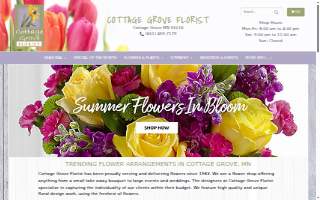 Cottage Grove Florist website