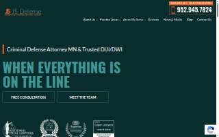 JS Defense: Minnesota Criminal Defense Lawyer website