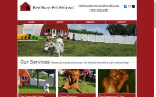 Red Barn Pet Retreat - Dog Boarding Maple Grove website