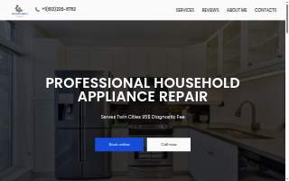 Yb Appliance Repair of Inver Grove Heights website
