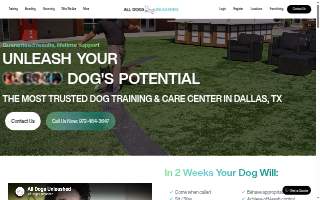 All Dogs Unleashed Dog Training Minneapolis of Crystal website