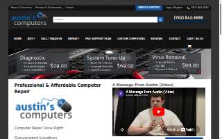 Austin's Computers website