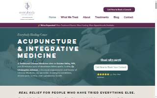 Everybody Healing Center website