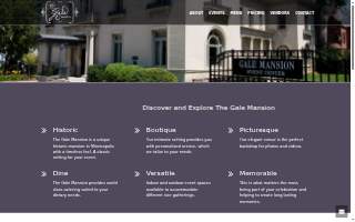 Gale Mansion website