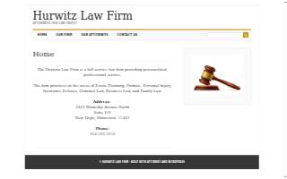 Hurwitz Law Firm website