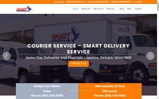 Smart Delivery Service of Crystal website