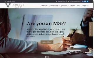 Virtus Law, PLLC website