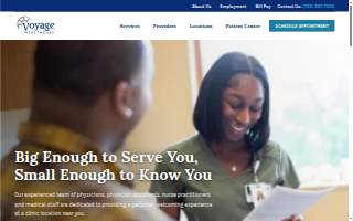 Voyage Healthcare - Crystal website