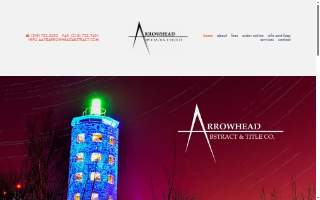 Arrowhead Abstract & Title website
