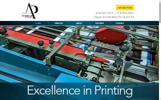 Arrowhead Printing Inc website