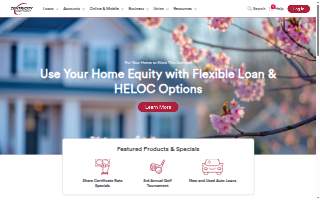 Centricity Credit Union website