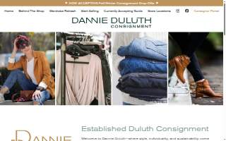 Dannie Duluth Consignment website