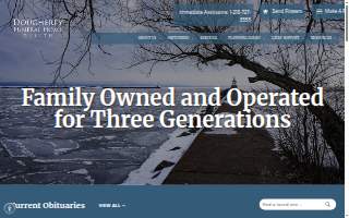 Dougherty Funeral Home website