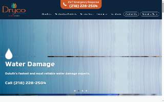 Dryco Restoration Services website