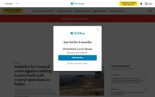 Duluth Property Management website