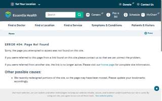 Essentia Health Urgent Care-Duluth (Building F) website