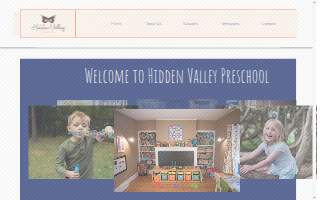 Hidden Valley Preschool website