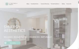 Synergy Aesthetics Duluth website