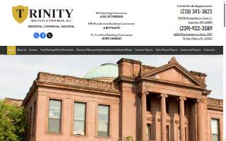 Trinity Masonry & Concrete, Inc. website
