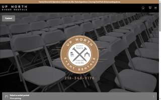 Up North Event Rentals LLC of North Mankato website