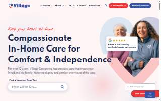 Village Caregiving of Duluth website