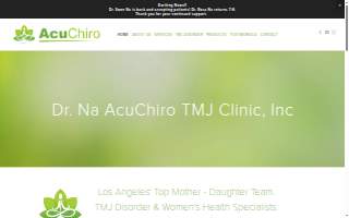 Acu-Chiropractic Wellness Center website