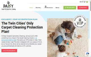 Daisy Carpet Cleaning website
