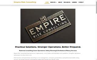 Empire Risk Consulting LLC website