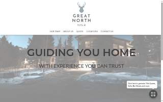 Great North Title website