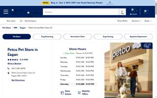 Petco website
