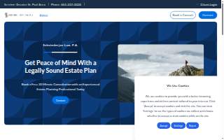 Schniederjan Law, P.A. website
