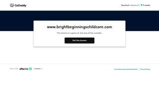 Bright Beginnings Childcare and Learning Center website