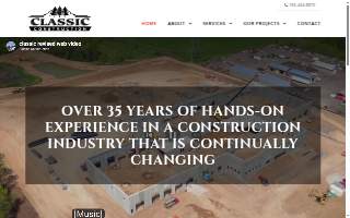 Classic Construction Inc website