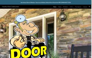Country View Construction website