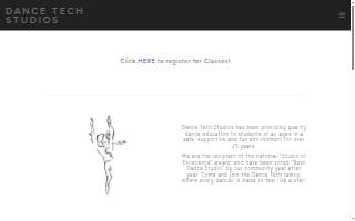 Dance Tech Studios website