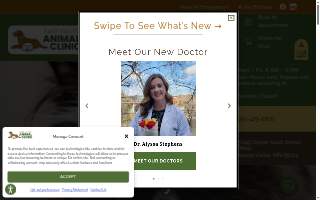 East Valley Animal Clinic website
