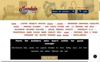 Mandala Rose Works website