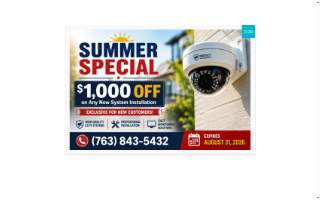 Minneapolis Security Cameras of East Bethel website