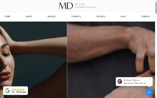 Mittal Dermatology of East Bethel website
