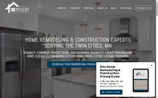 Willet Remodeling & Construction, Inc. website