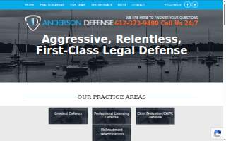 Anderson Defense of Eden Prairie website